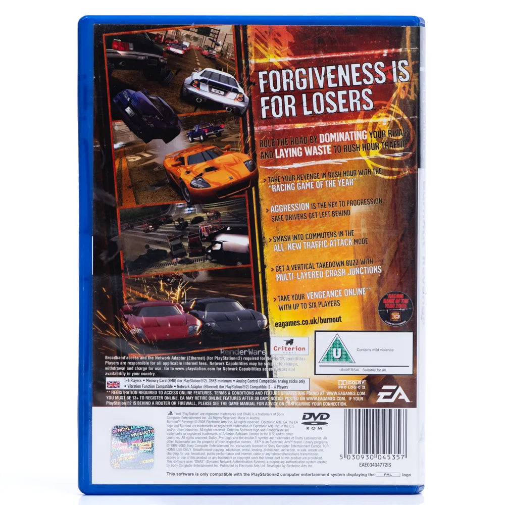 Burnout: Revenge - PS2 spill