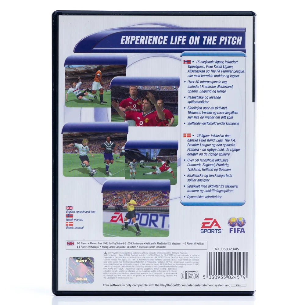 FIFA 2001 - PS2 spill