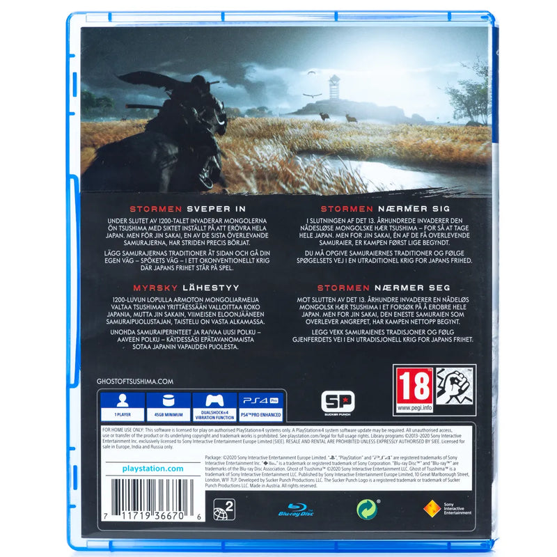 Ghost of Tsushima - PS4 Spill