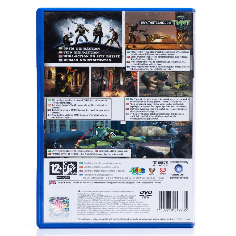 Ubisoft TMNT: Teenage Mutant Ninja Turtles - PS2 Spill