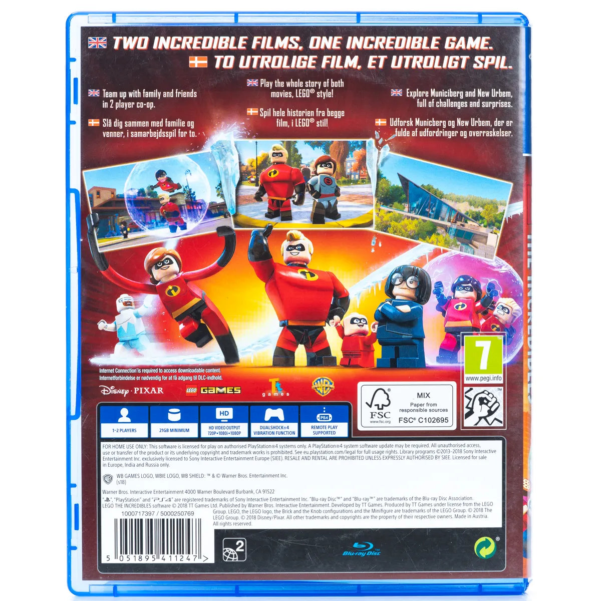 LEGO The Incredibles - PS4 Spill - Retrospillkongen