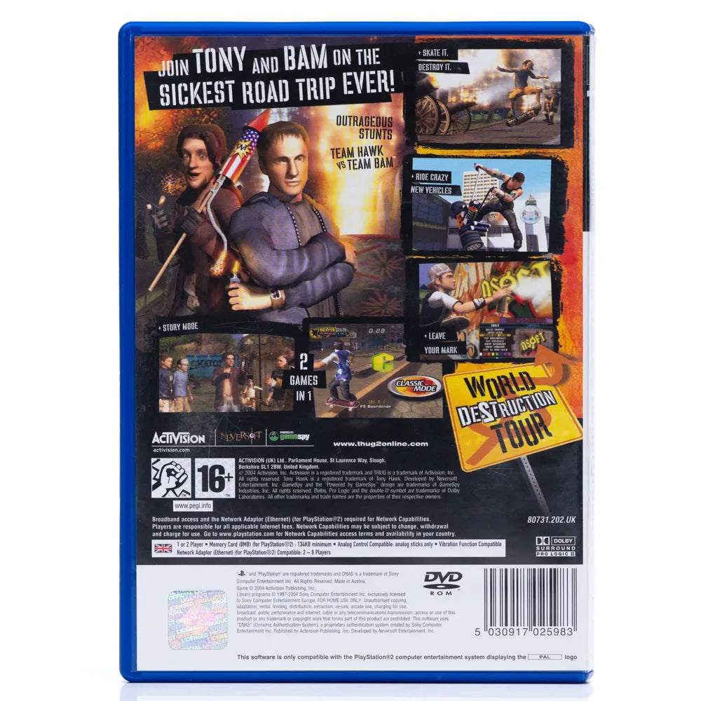 Tony Hawk's Underground 2 - PS2 spill