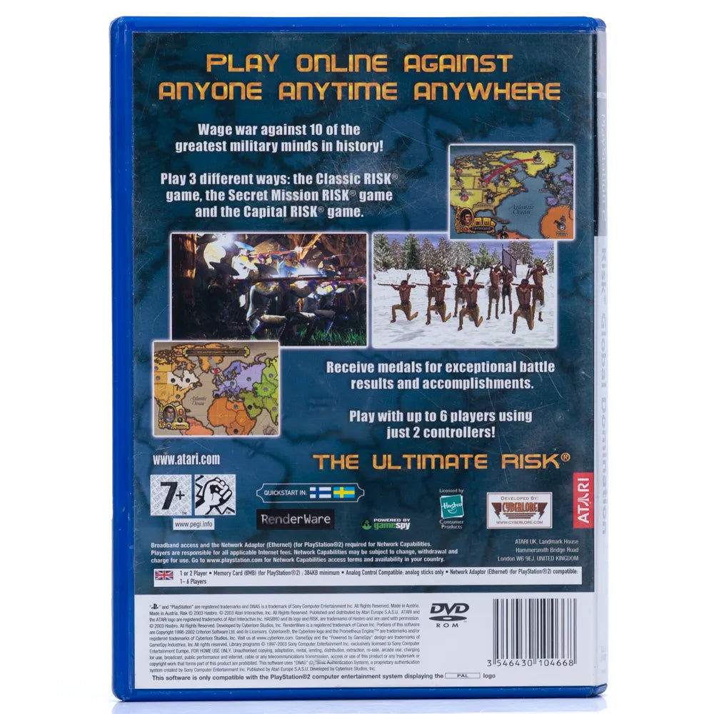 Risk Global Domination - PS2 spill - Retrospillkongen