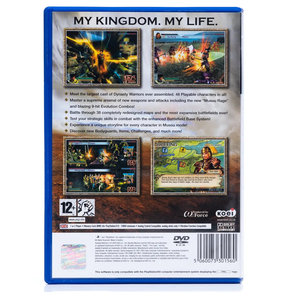 Dynasty Warriors 5 - PS2 spill