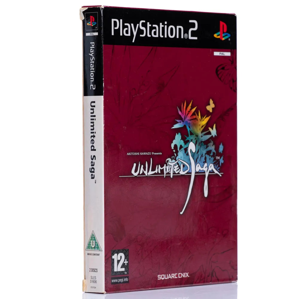 Unlimited Saga + Final Fantasy X-2 Eternal Calm Bonus Disc - PS2 spill - Retrospillkongen