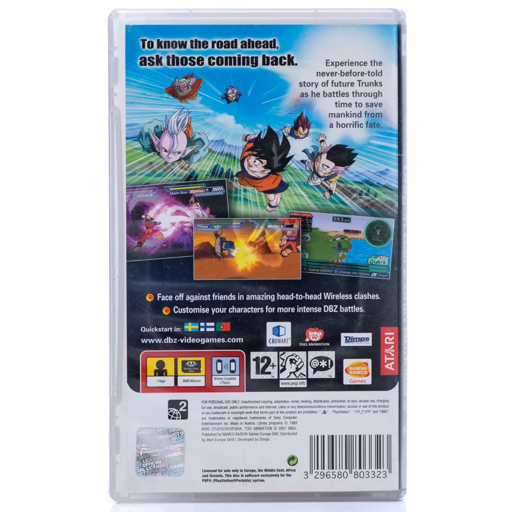 Dragon Ball Z Shin Budokai 2 - PSP spill - Retrospillkongen