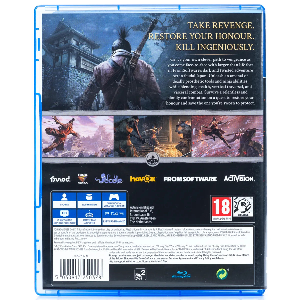 Sekiro: Shadows Die Twice - PS4 Spill - Retrospillkongen
