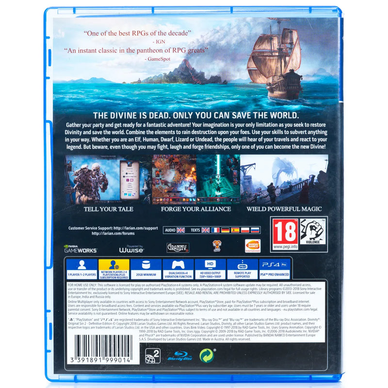 Divinity: Original Sin II - PS4 Spill