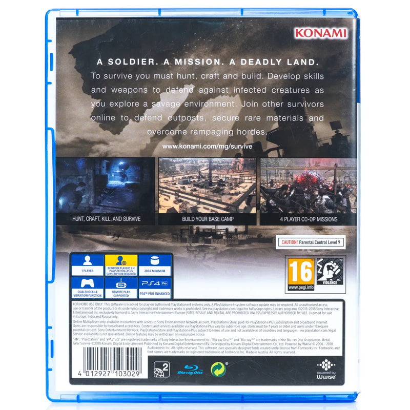 Metal Gear: Survive - PS4 Spill
