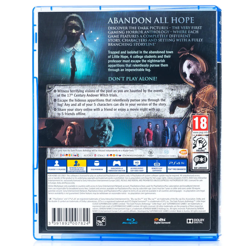 The Dark Pictures Anthology: Little Hope - PS4 Spill