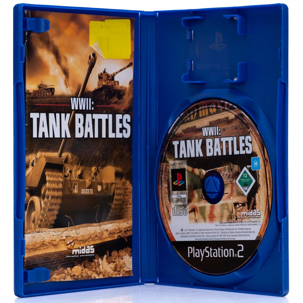 WWII Tank Battles - PS2 spill - Retrospillkongen