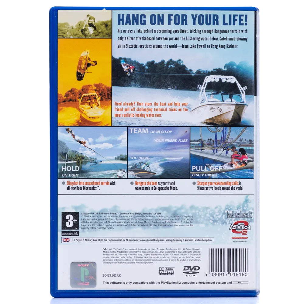 Wakeboarding Unleashed Featuring Shaun Murray - PS2 spill - Retrospillkongen
