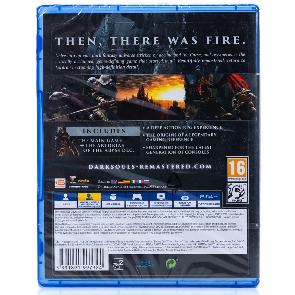 Dark Souls: Remastered - PS4 Spill (Forseglet) - Retrospillkongen
