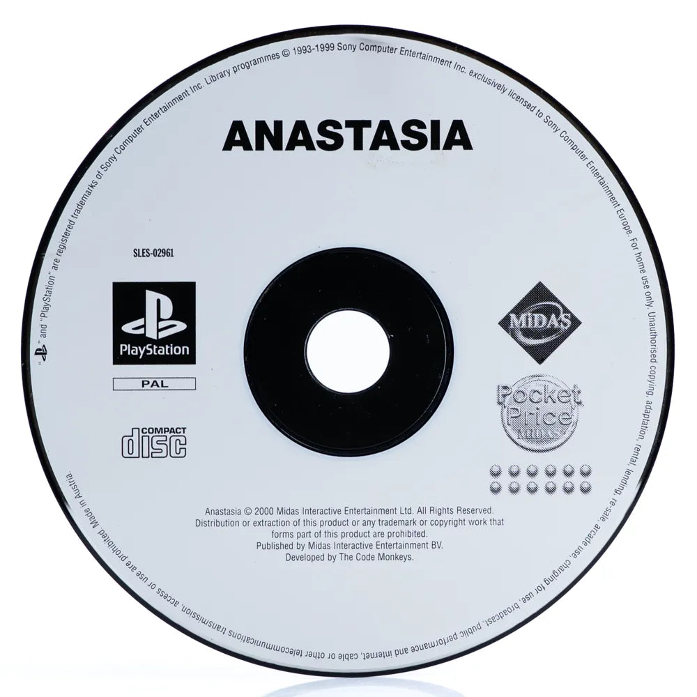 Anastasia - PS1 spill - Retrospillkongen