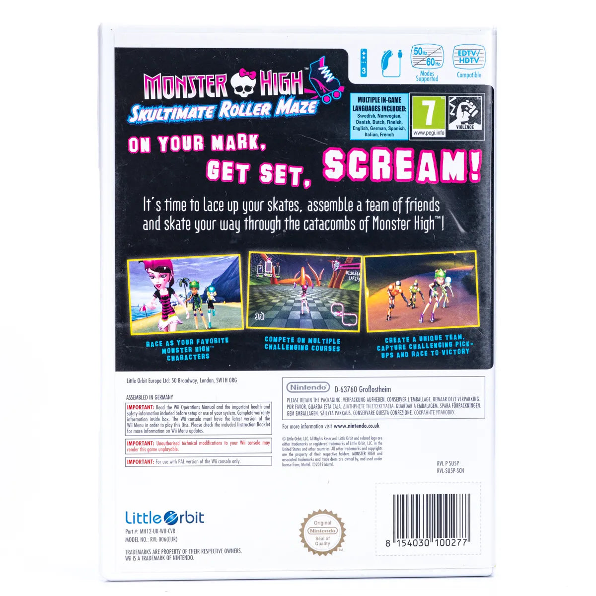 Monster High: Skultimate Roller Maze - Wii spill - Retrospillkongen