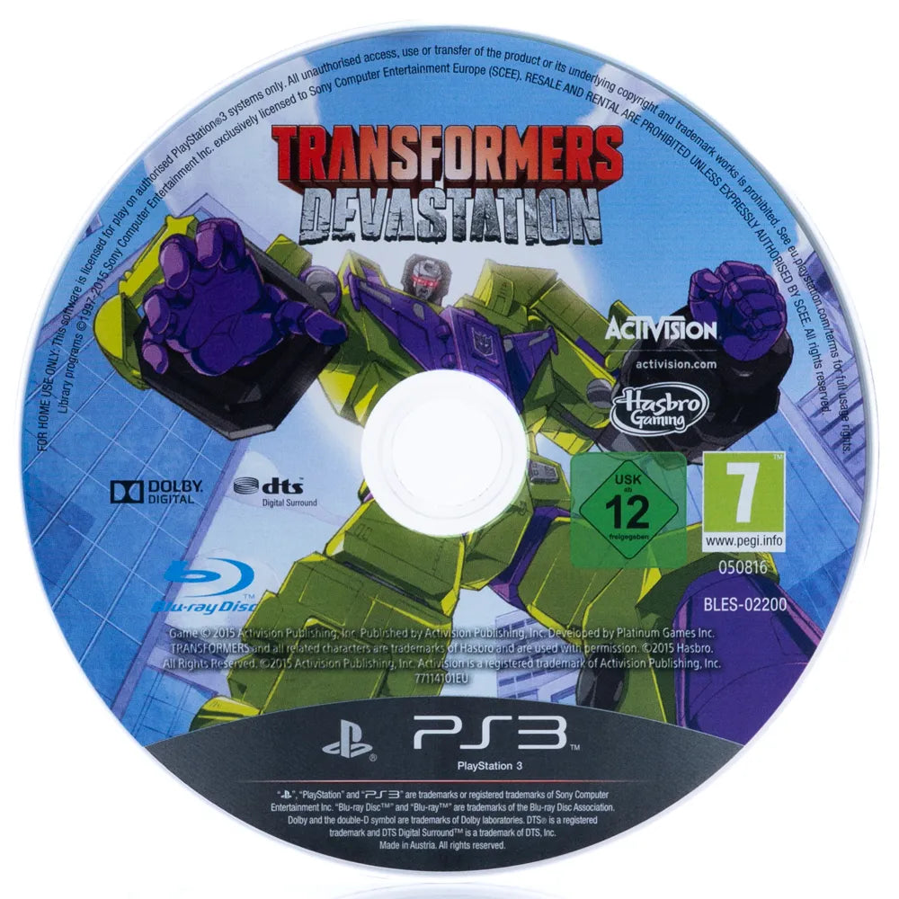 Transformers: Devastation - PS3 spill - Retrospillkongen
