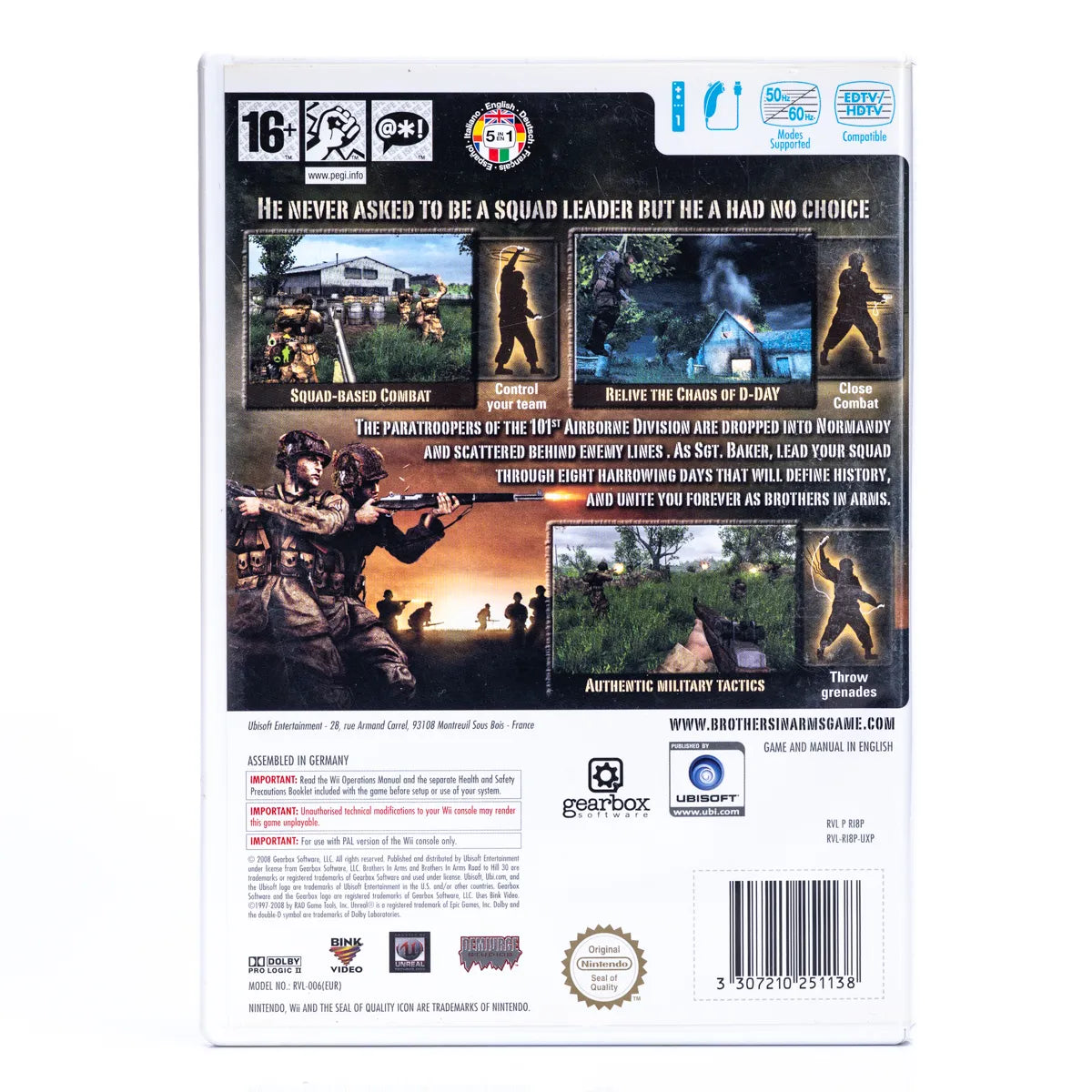 Brothers in Arms: Road to Hill 30 - Wii spill - Retrospillkongen