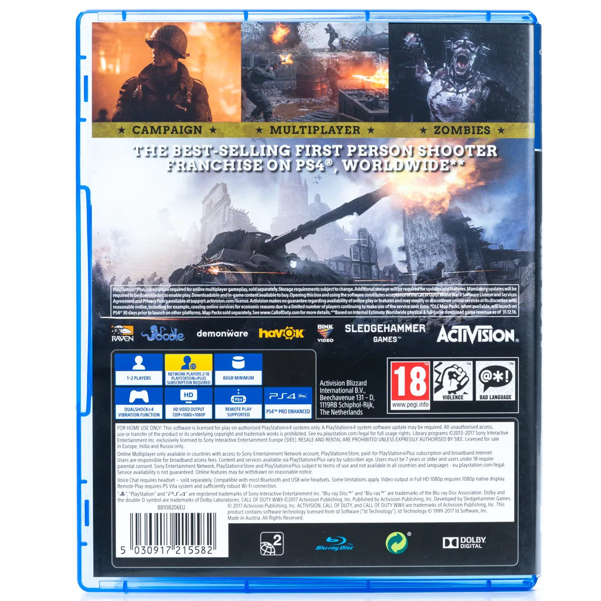 Call of Duty WWII - PS4 spill - Retrospillkongen