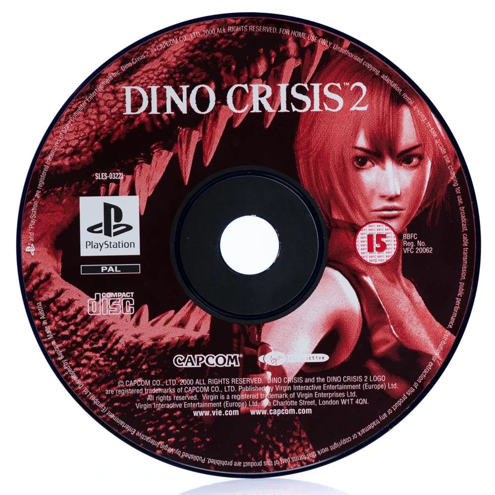 Dino Crisis 2 - PS1 spill - Retrospillkongen