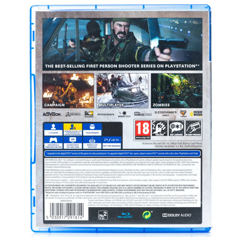 Call of Duty: Black Ops Cold War - PS4 Spill