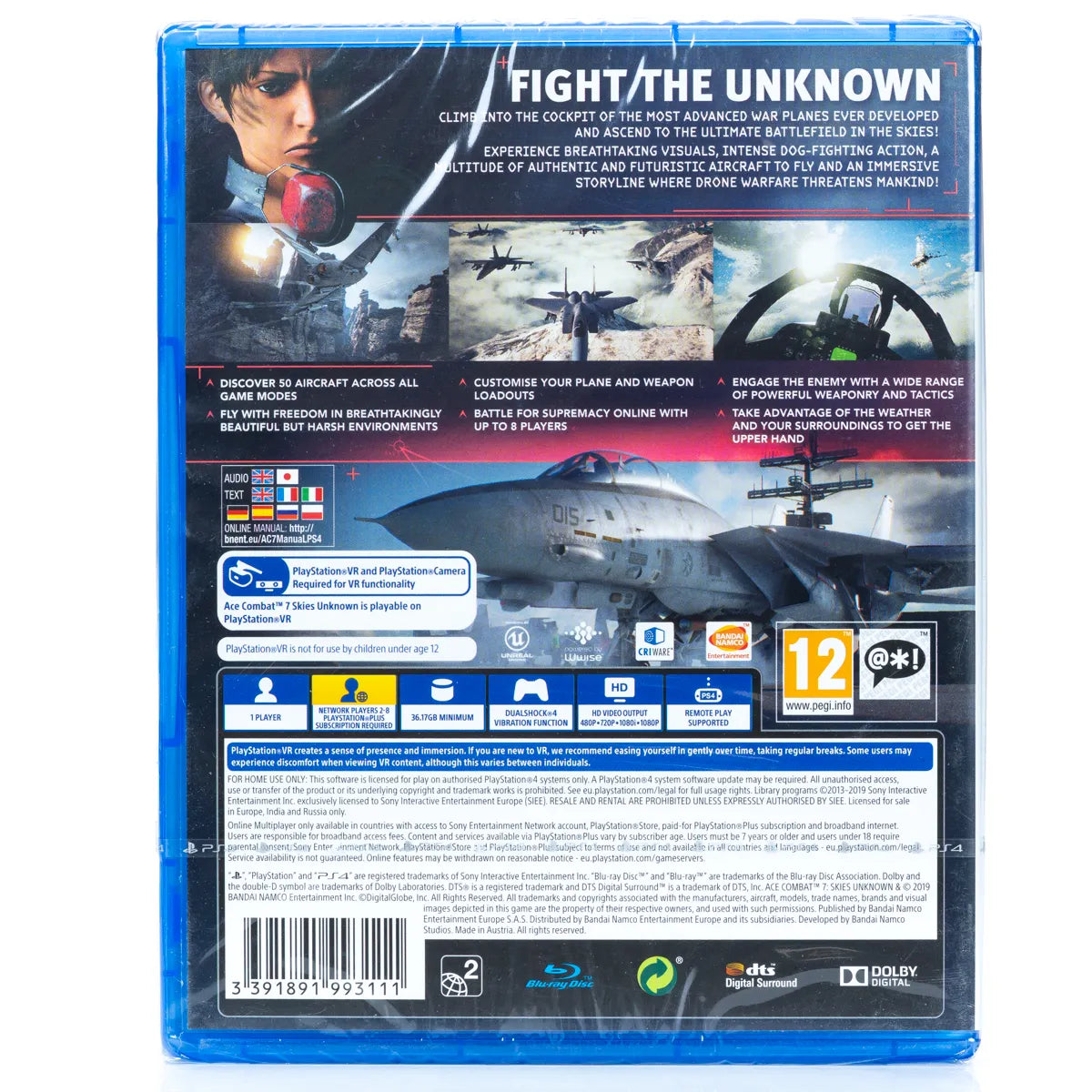 Ace Combat 7: Skies Unknown - PS4 spill (Forseglet) - Retrospillkongen