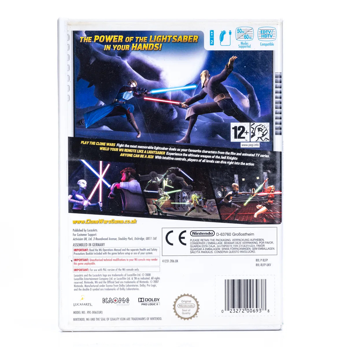 Star Wars: The Clone Wars - Lightsaber Duels - Wii spill - Retrospillkongen
