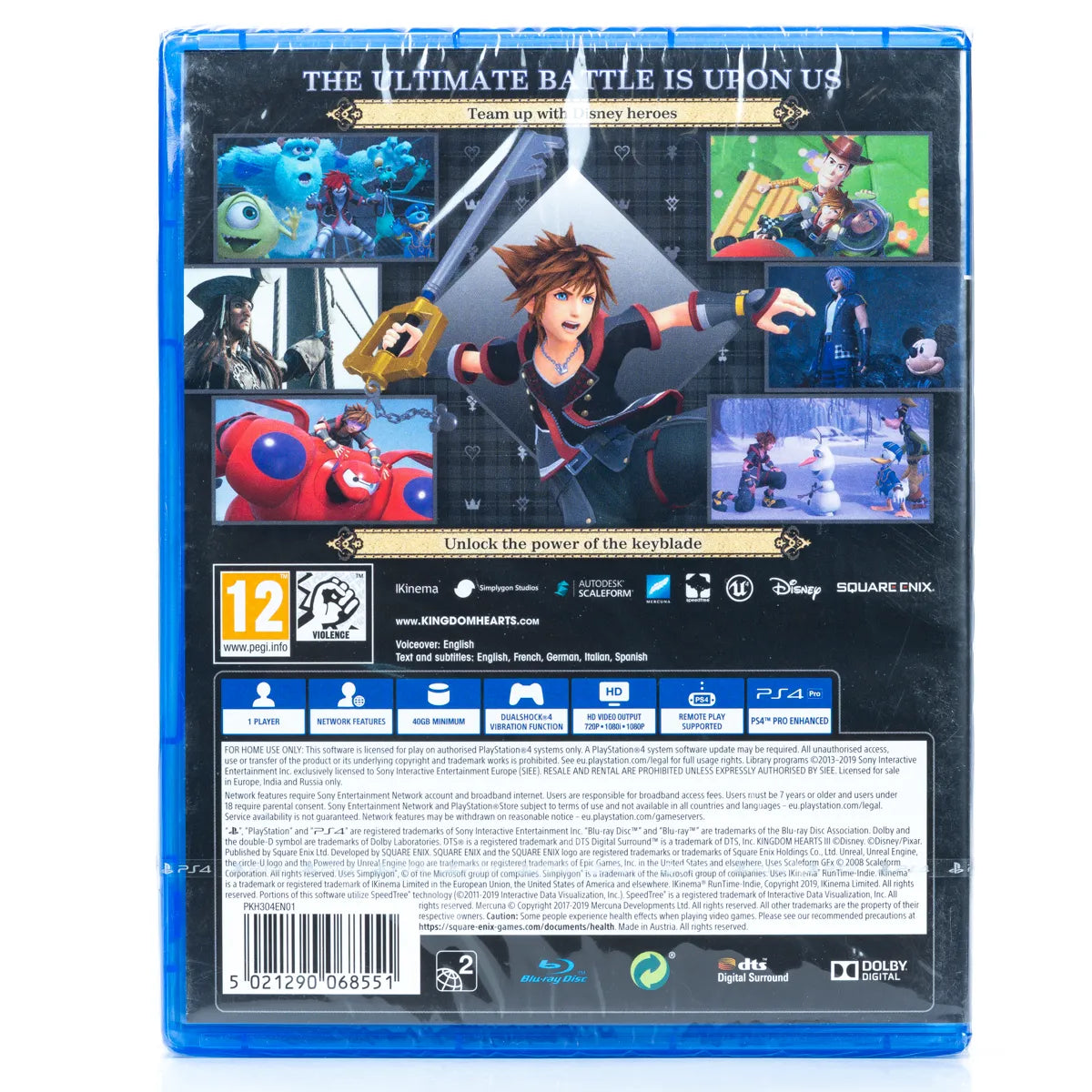 Kingdom Hearts III - PS4 spill (Forseglet) - Retrospillkongen