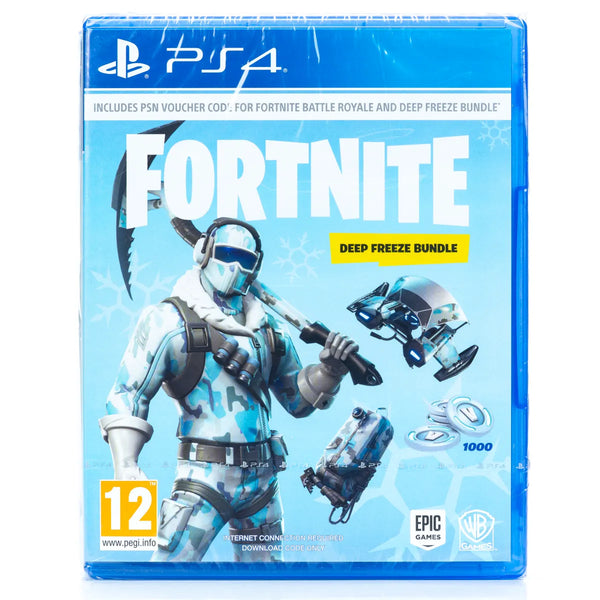 Fortnite: Battle Royale - Deep Freeze Bundle - PS4 spill (Forseglet)