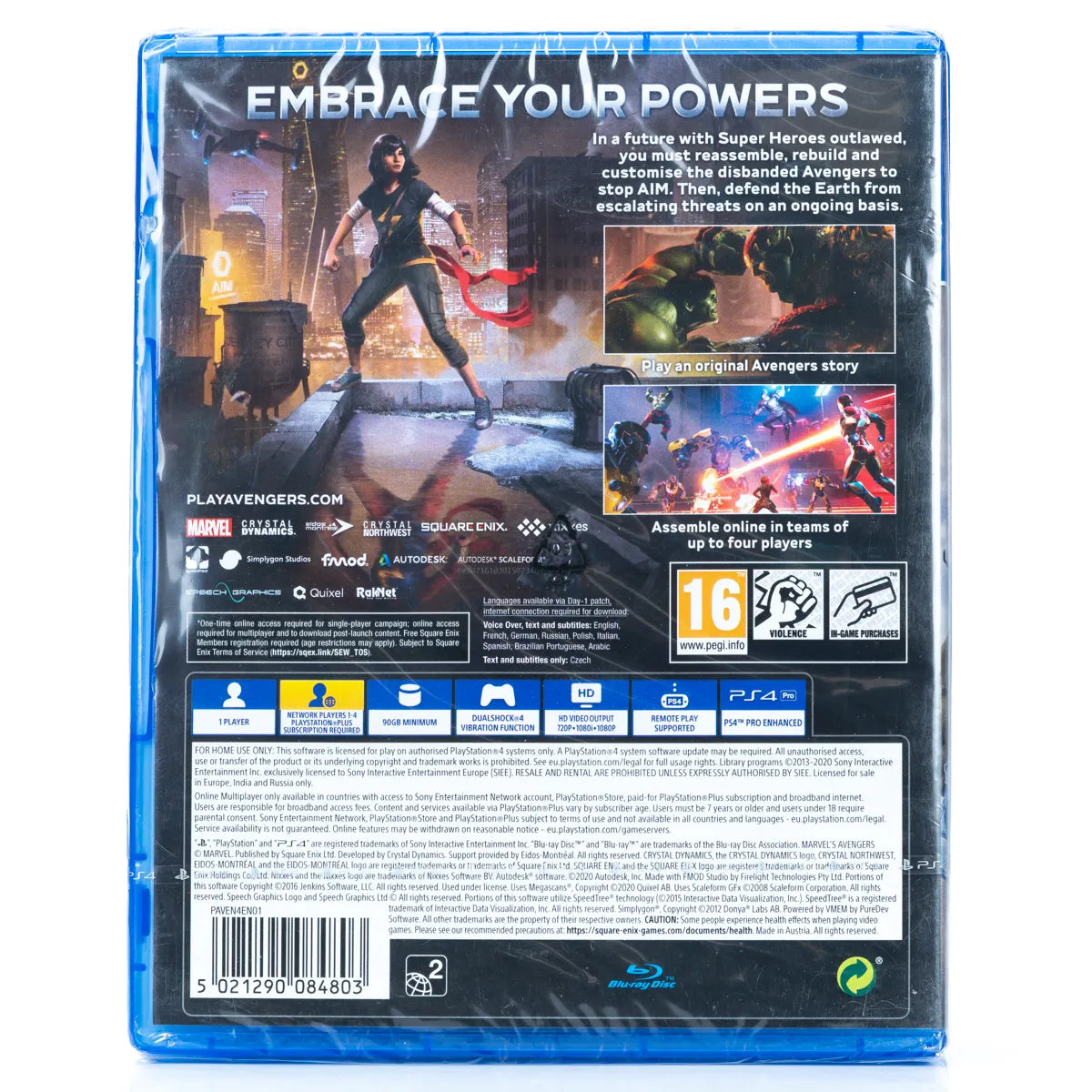 Marvel Avengers - PS4 spill (Forseglet) - Retrospillkongen