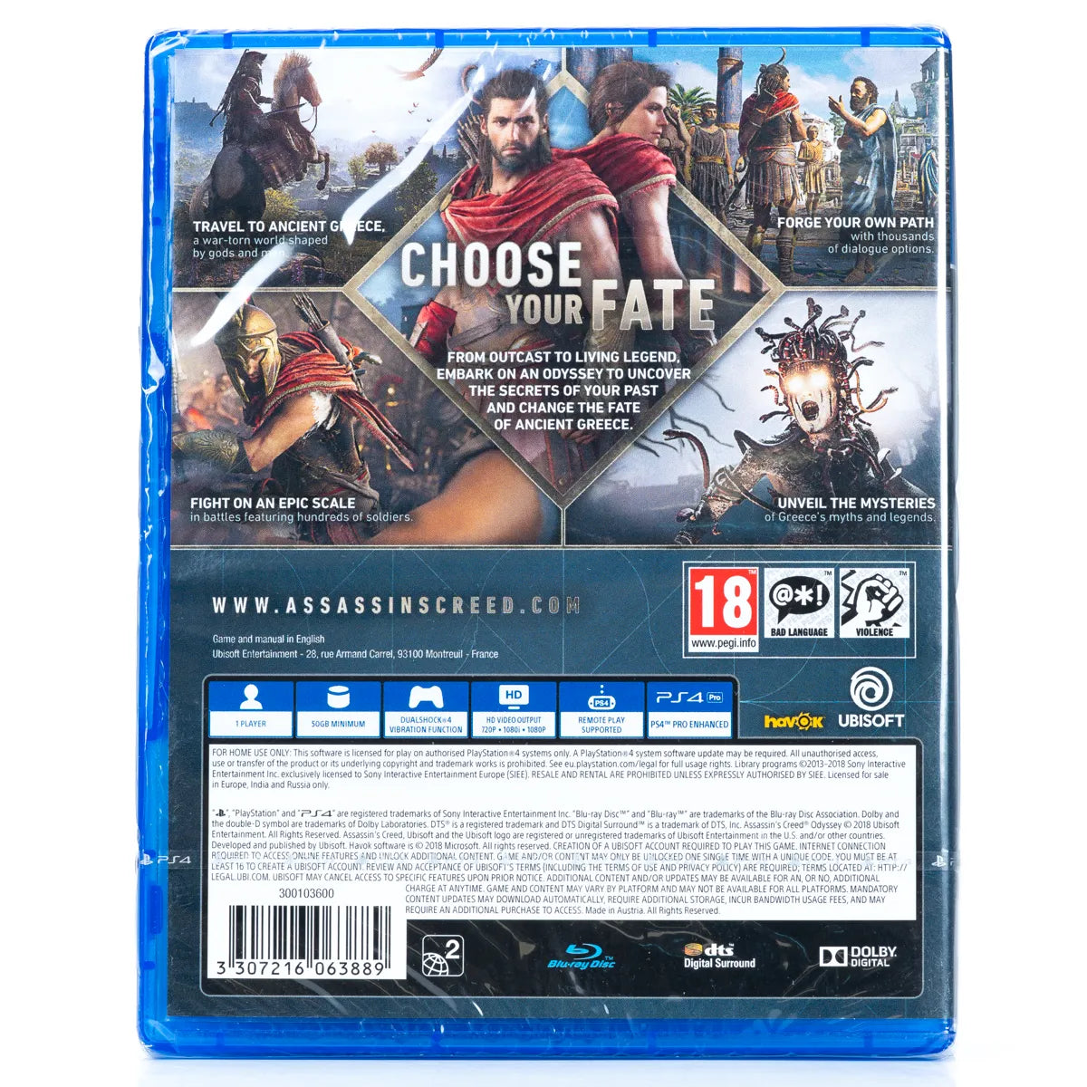 Assassin's Creed: Odyssey - PS4 spill (Forseglet) - Retrospillkongen
