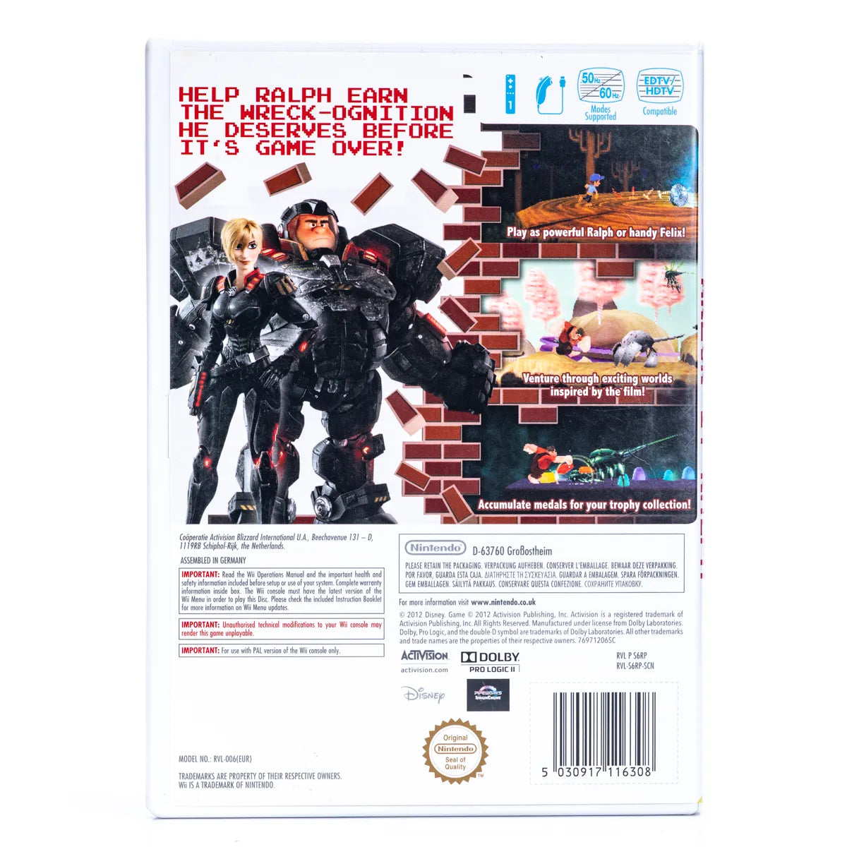 Disney Wreck-It Ralph - Wii spill - Retrospillkongen