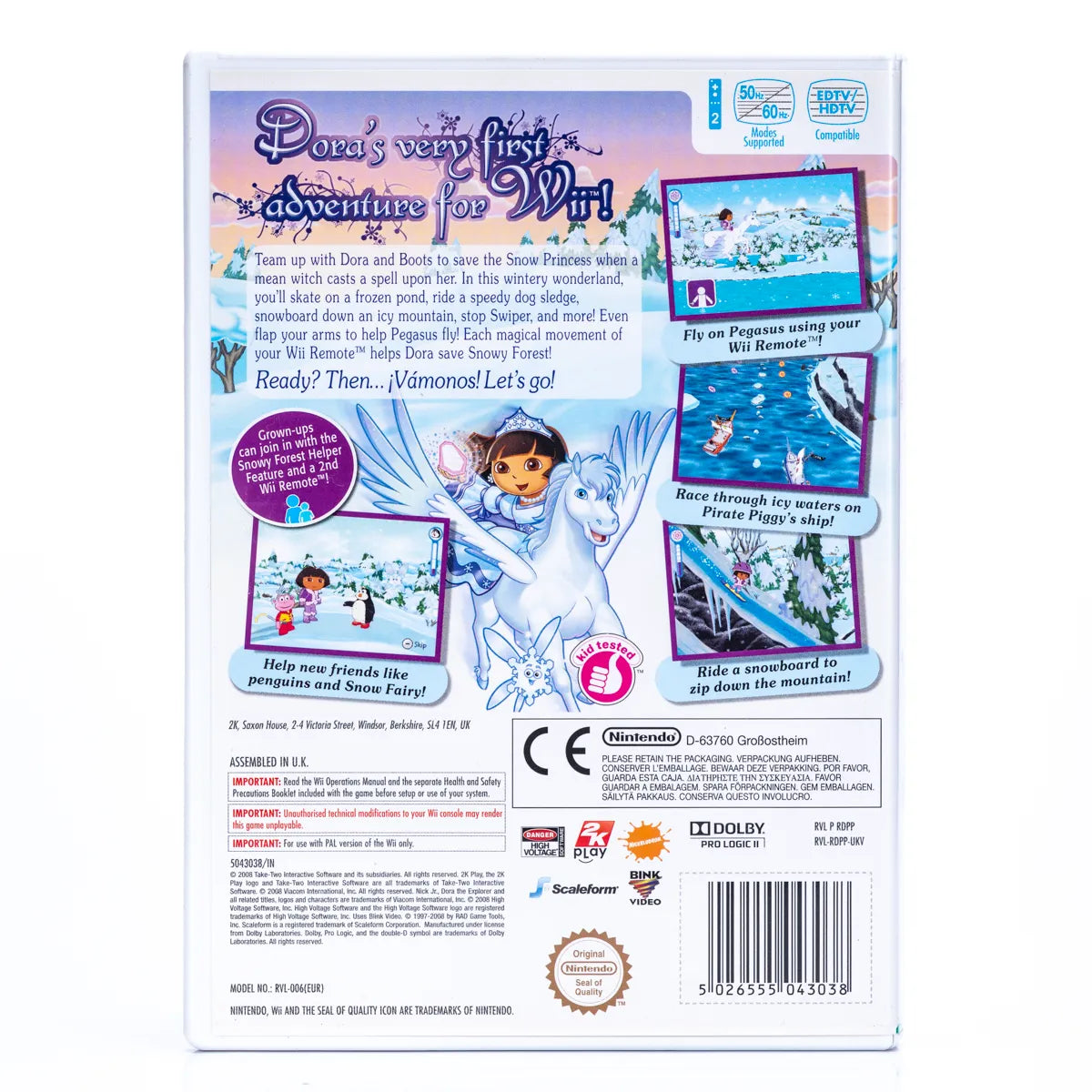 Nickelodeon Dora the Explorer: Dora Saves the Snow Princess - Wii spill - Retrospillkongen