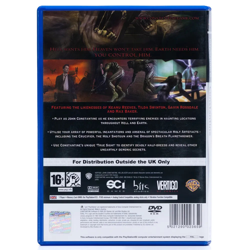 Constantine - PS2 spill - Retrospillkongen