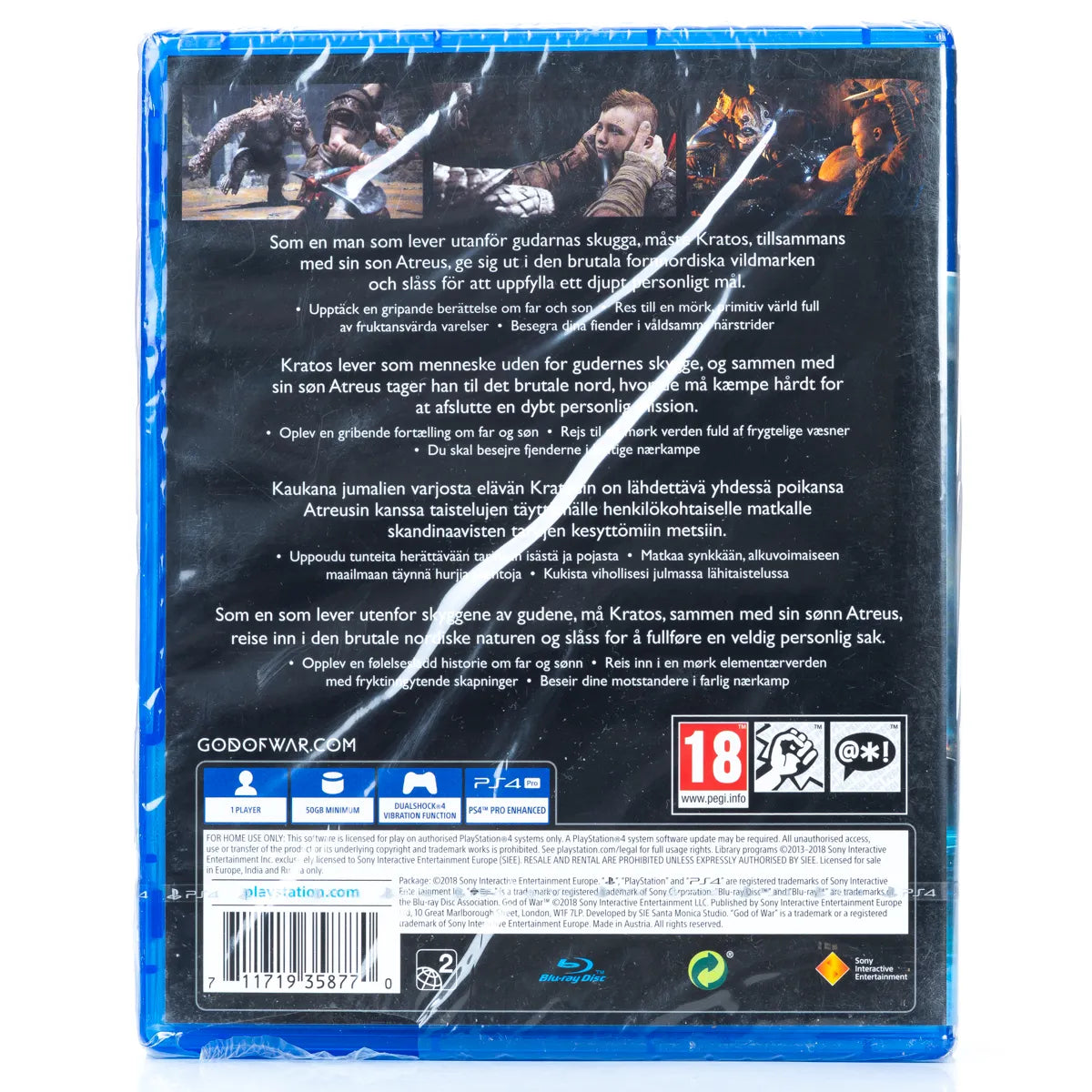 God of War - PS4 spill (Forseglet) - Retrospillkongen