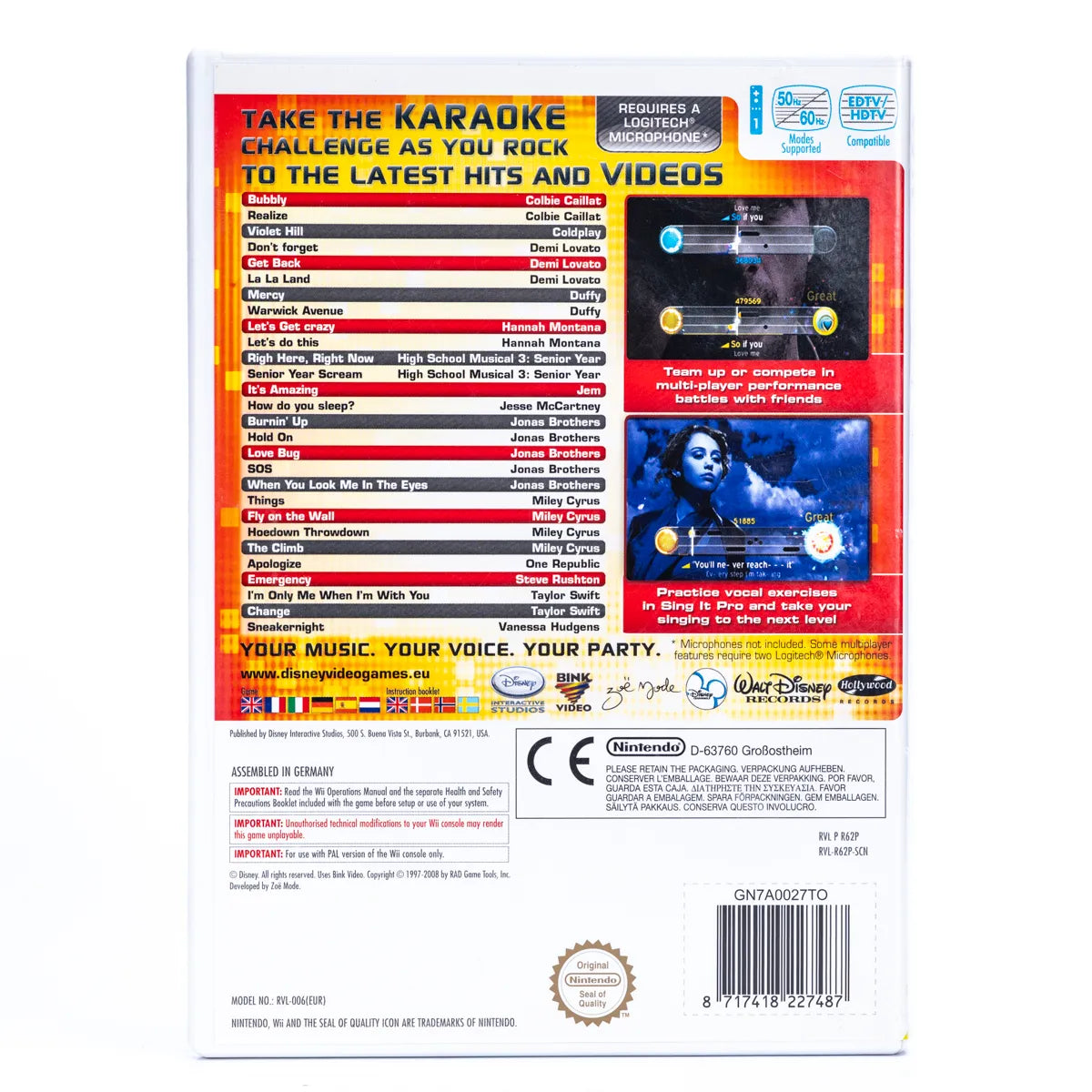 Disney Sing It: Pop Hits - Wii spill - Retrospillkongen