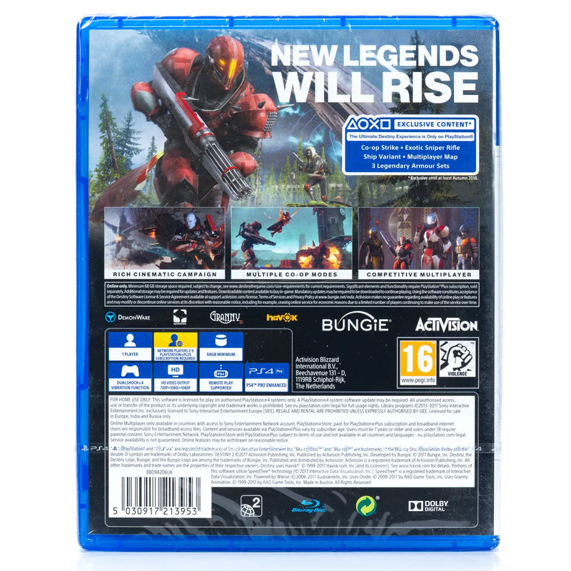 Destiny 2 - PS4 spill (Forseglet)