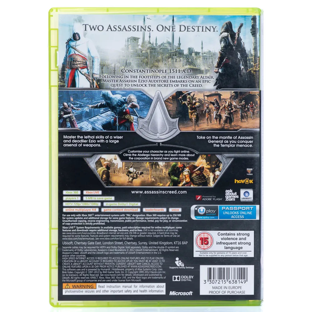 Assassin's Creed: Revelations - Xbox 360 spill - Retrospillkongen