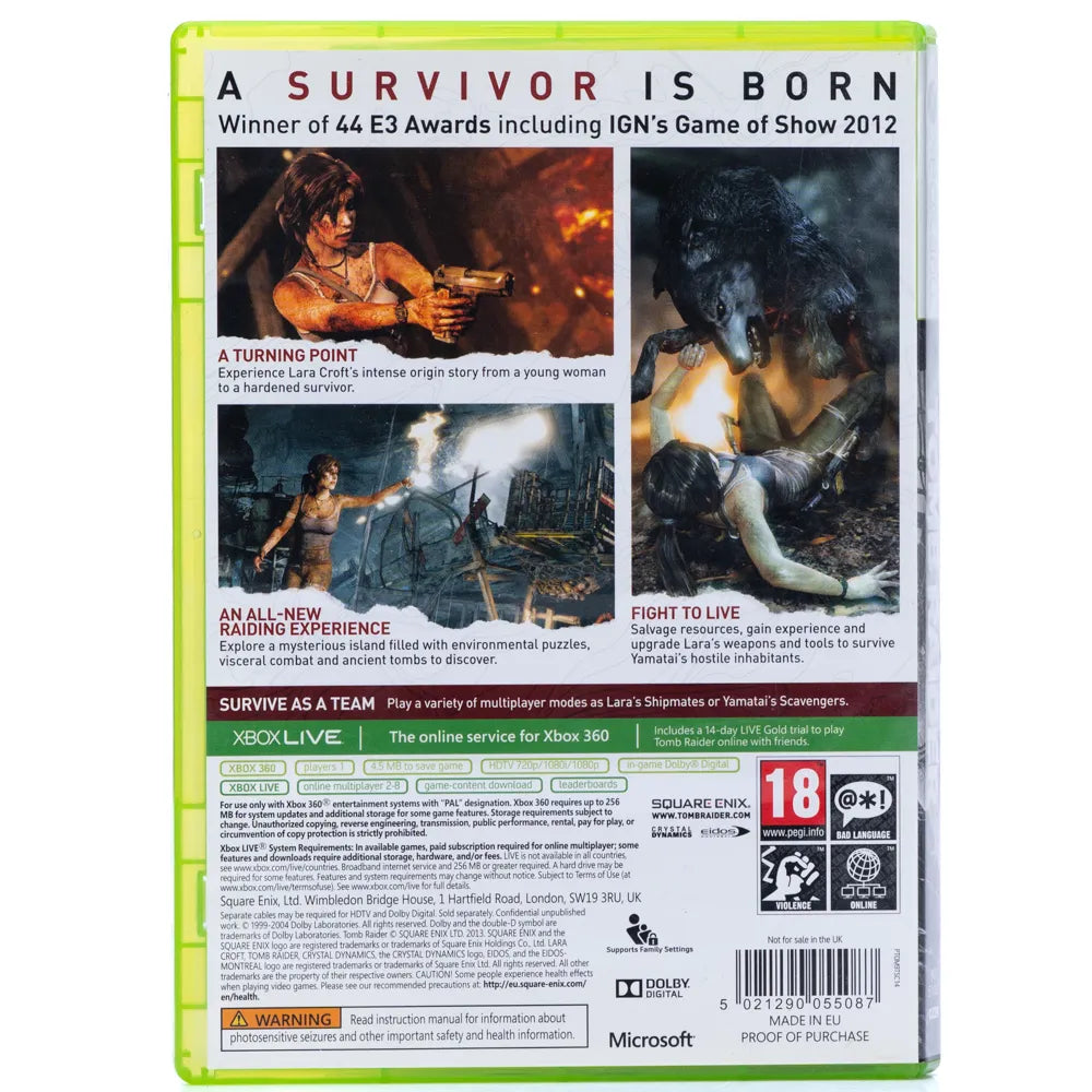 Tomb Raider Underworld - Xbox 360 spill - Retrospillkongen