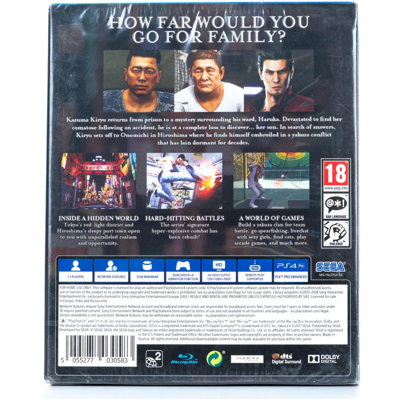 Yakuza 6: The Song of Life (Essence of Art Edition) - PS4 spill (Forseglet)