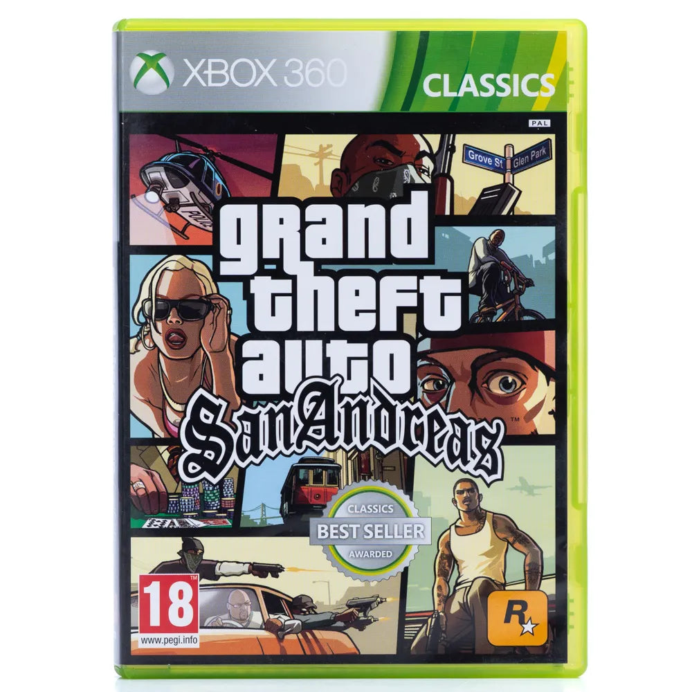 Grand Theft Auto San Andreas - Xbox 360 spill - Retrospillkongen