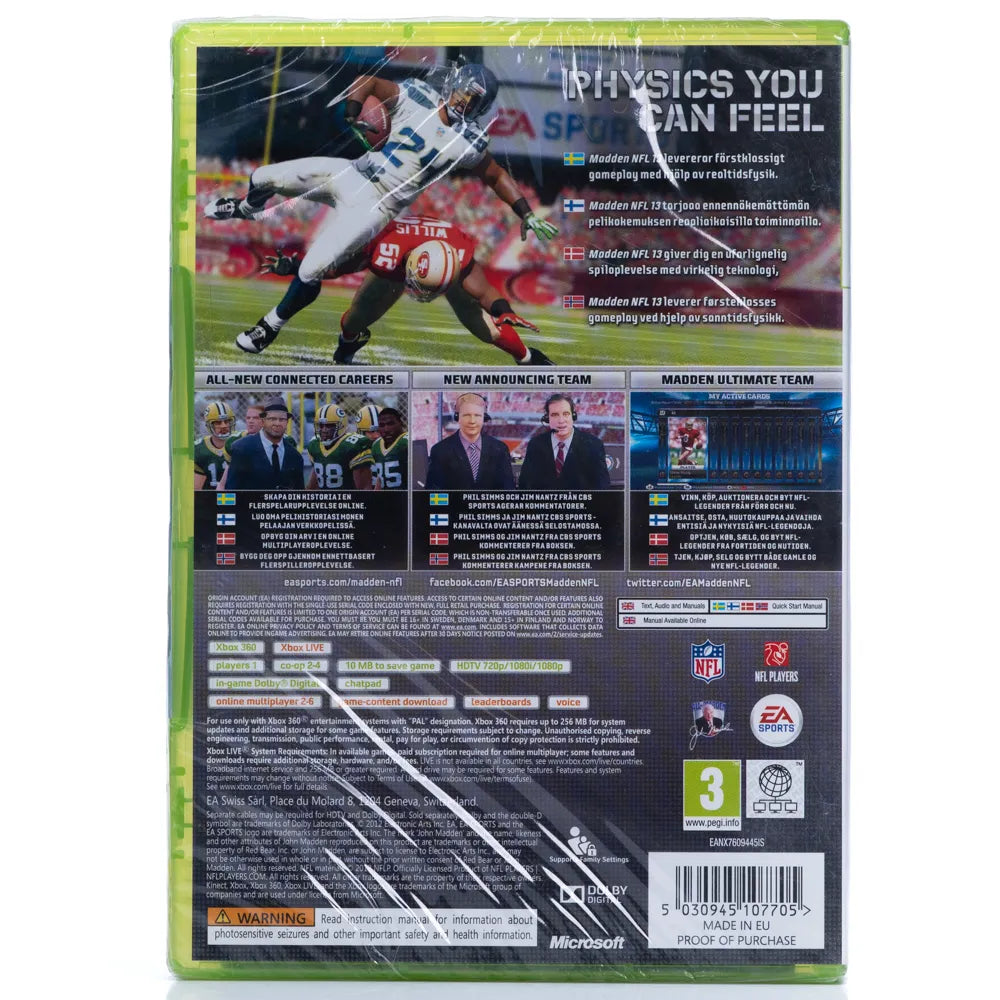Madden NFL 13 - Xbox 360 spill (Forseglet) - Retrospillkongen