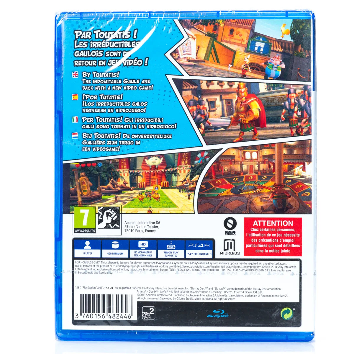 Asterix & Obelix XXL 2 - PS4 spill (Forseglet) - Retrospillkongen