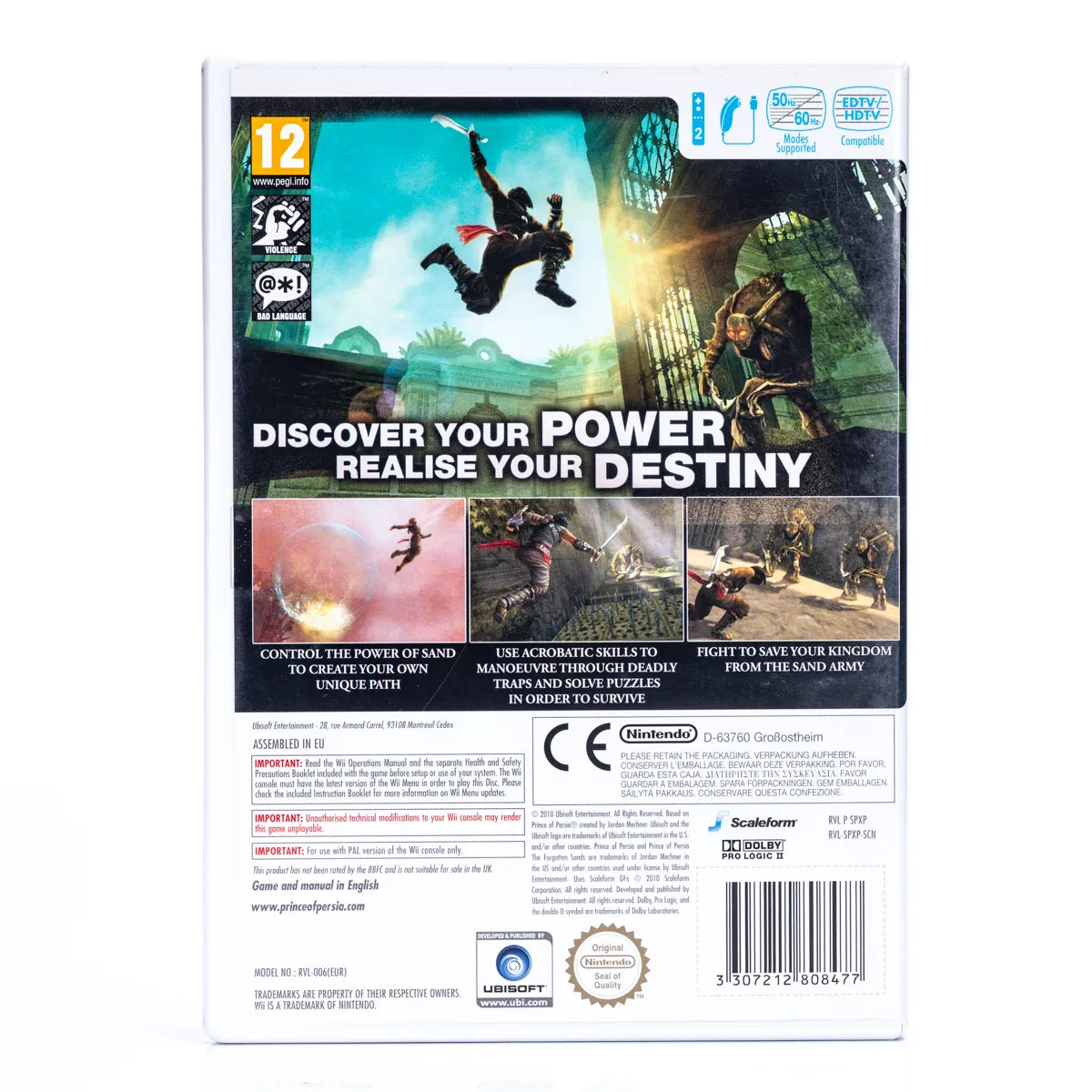 Prince of Persia: The Forgotten Sands - Wii spill - Retrospillkongen