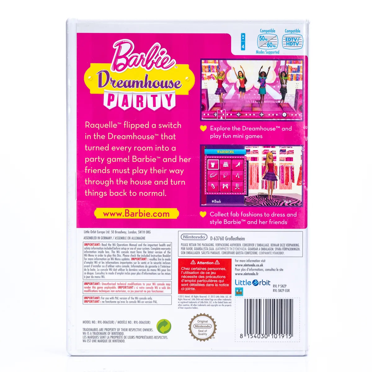Barbie Dreamhouse Party - Wii spill - Retrospillkongen