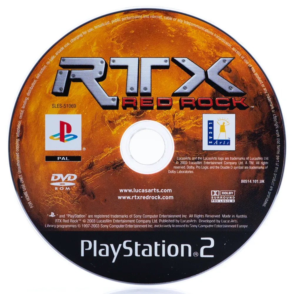 RTX Red Rock - PS2 spill