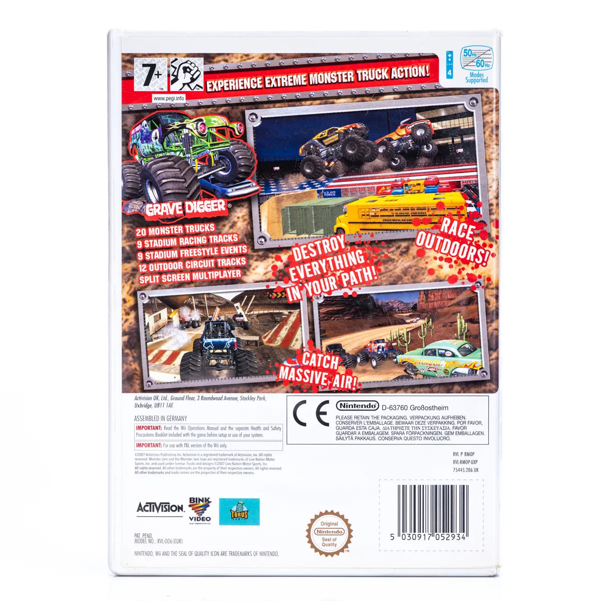 Monster Jam - Wii spill - Retrospillkongen