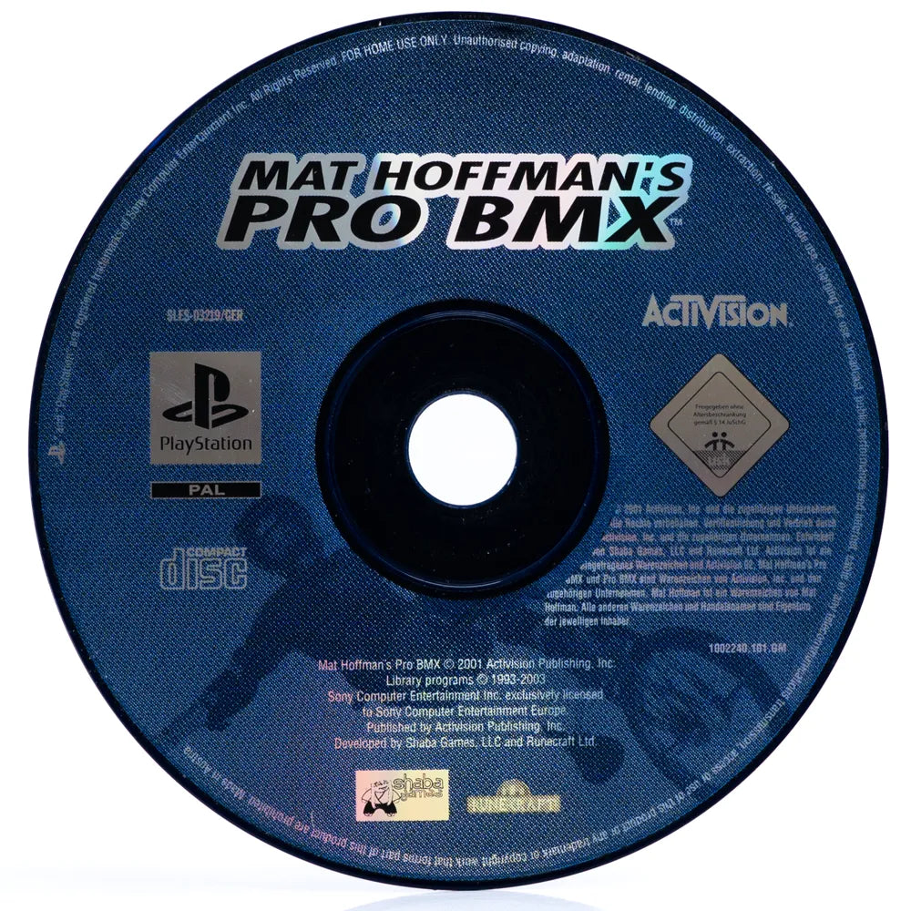 Mat Hoffman's Pro BMX - PS1 spill