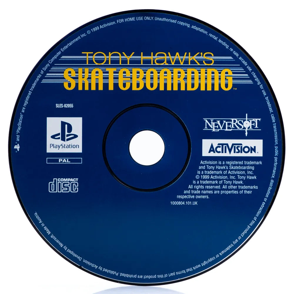 Tony Hawk’s Skateboarding - PS1 spill - Retrospillkongen