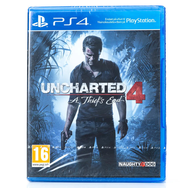 Uncharted 4: A Thief's End - PS4 spill (Forseglet)
