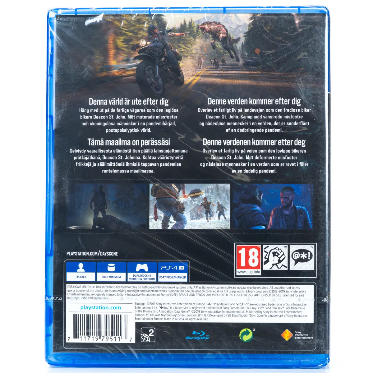 Days Gone - PS4 spill (Forseglet) - Retrospillkongen